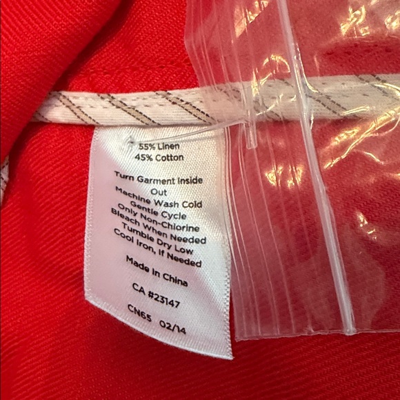 Talbots Red Utility Jacket - Picture 9 of 12